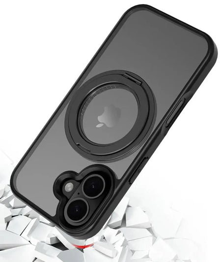 iPhone 17 Estuche MyBat Pro Lure Series 360° Ring Stand MagSafe Case - Black MyBat