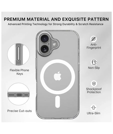 iPhone 17 Estuche MyBat Pro Savvy Series MagSafe Case - Clear MyBat