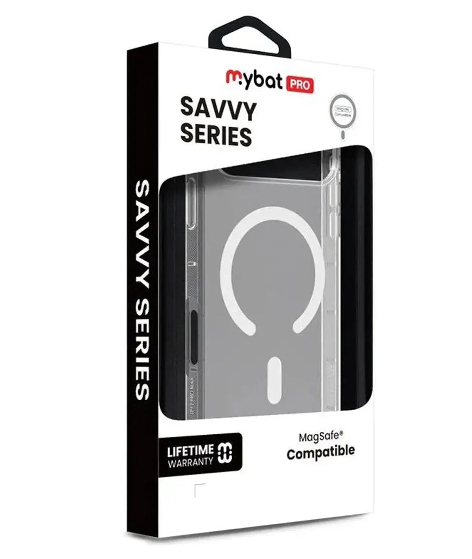 iPhone 17 Pro Estuche MyBat Pro Savvy Series MagSafe Case - Clear Baseline