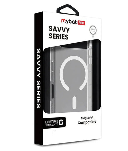 iPhone 17 Pro Estuche MyBat Pro Savvy Series MagSafe Case - Clear Baseline