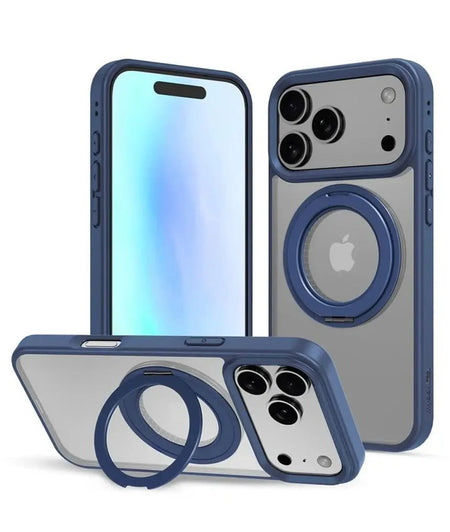 iPhone 17 Pro Max Estuche MyBat Pro Lure Series 360° Ring Stand MagSafe Case - Blue MyBat