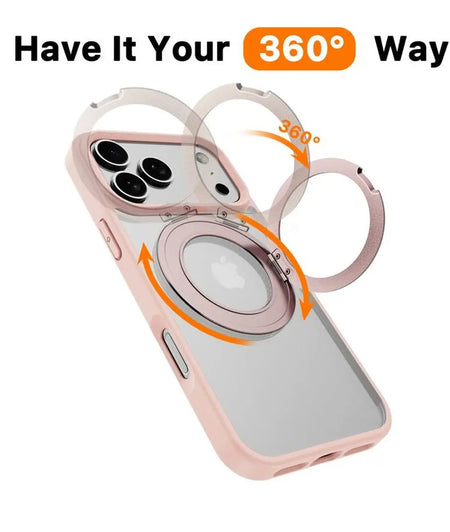 iPhone 17 Pro Max Estuche MyBat Pro Lure Series 360° Ring Stand MagSafe Case - Pink MyBat